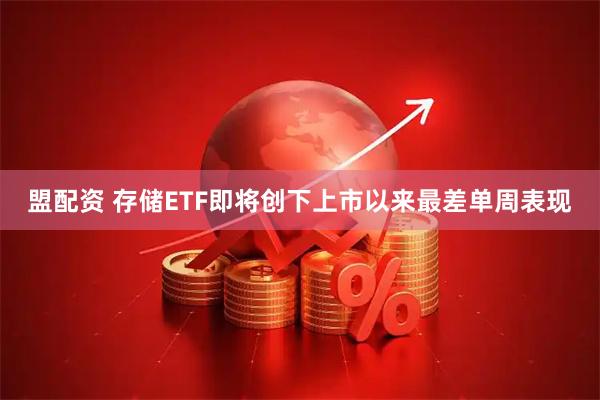 盟配资 存储ETF即将创下上市以来最差单周表现