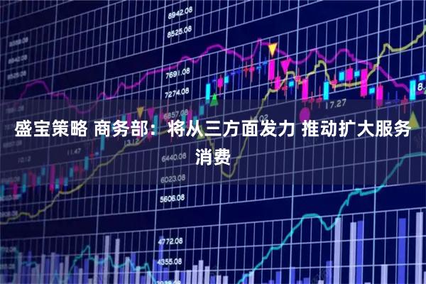 盛宝策略 商务部：将从三方面发力 推动扩大服务消费